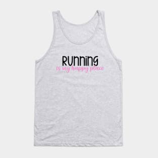 Running Is My Happy Place Tank Top